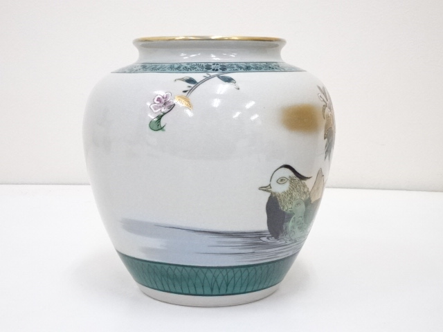 道具 ] - 道具 九谷焼 竜昇造 色絵花鳥花瓶（共箱） | ネットショップ